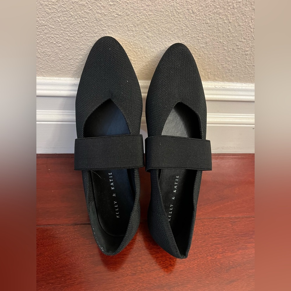 Kelly & Katie Knit Pointed Ballet Flats Women’s 8M